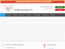 Tablet Screenshot of pedassocaz.com